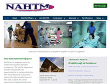 Tablet Screenshot of nahtm.org